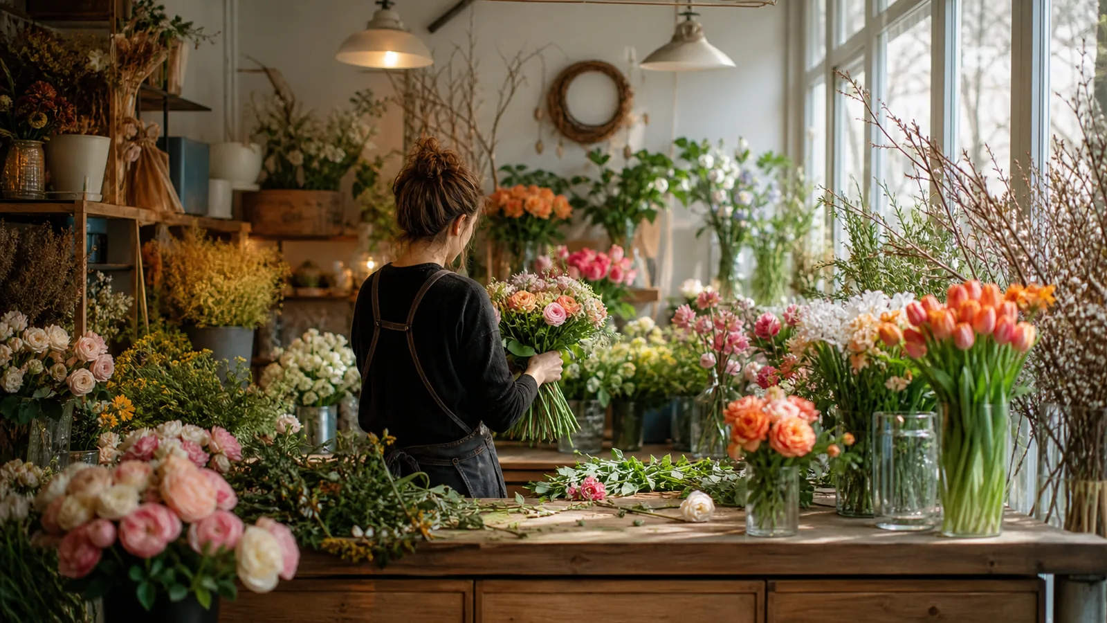Bienvenue chez Éva, aux 1001 fleurs à Douai