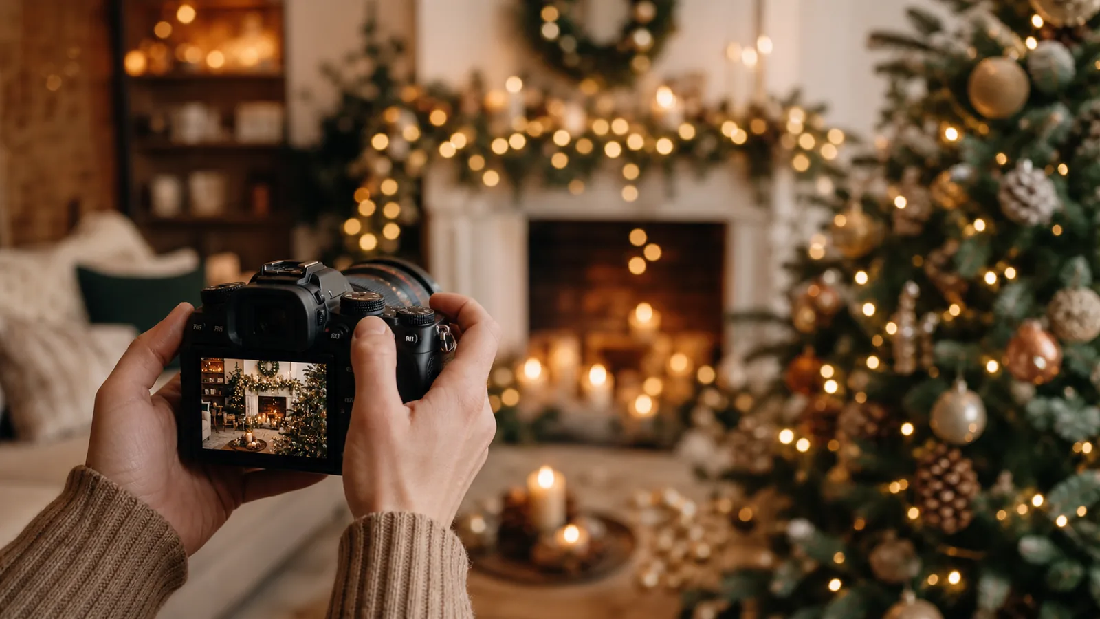 Photographies de décorations de Noël
