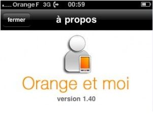 application smartphone Orange et moi